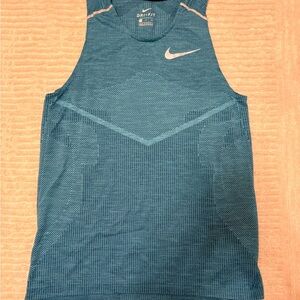 🏃‍♂️ Nike Dri-FIT ADV Seamless Running Tank Top | Teal Blue S 💙